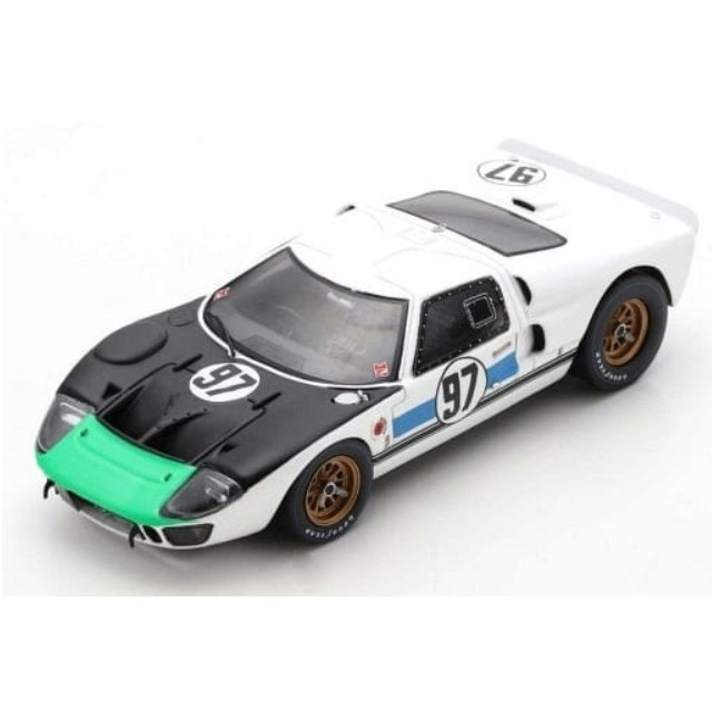 [MDL] 1/43 Ford GT40 Mk2 2nd 24H Daytona 1966 #97(ホワイト×ブラック×ブルー) 完成品 ミニカー(US258) SPARK(スパーク)