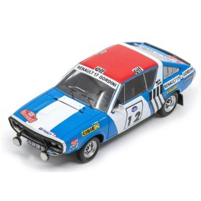 [MDL] 1/43 Renault 17 #12 Winner Rallye Press on Regardless 1974 J-L. Therier - C. Delferrier 完成品 ミニカー(S6444) SPARK(スパーク)