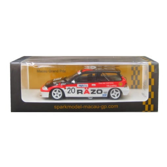 [MDL] 1/43 Honda Civic EF3 1st Gr.C Macau Guia Race 1989 Tomohiko Tsutsumi #20 完成品 ミニカー(SA125) SPARK(スパーク)