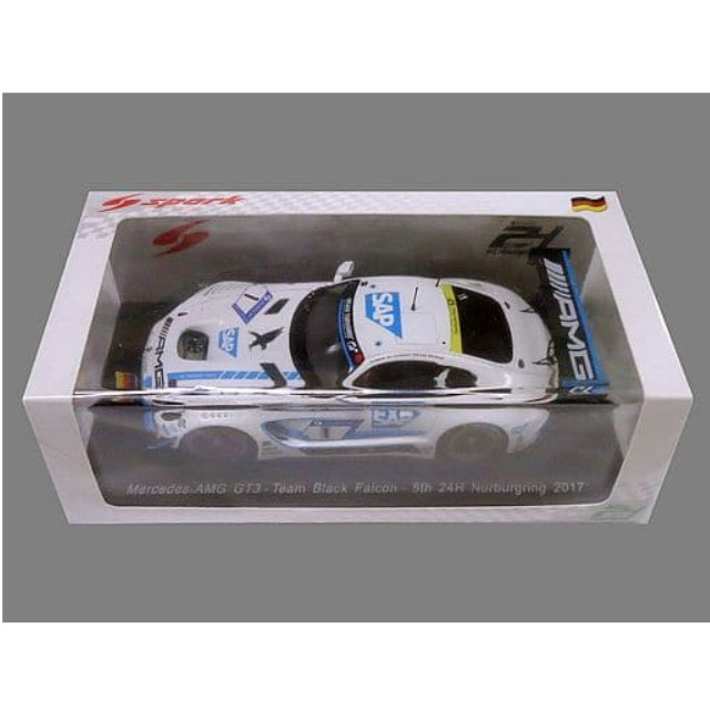 [MDL] 1/43 Mercedes-AMG GT3 Team Black Falcon Nurburgring 24H 2017 M.Engel - A.Christodoulou - Y.Buurman - M.Metzger #1 完成品 ミニカー(SG314) SPARK(スパーク)
