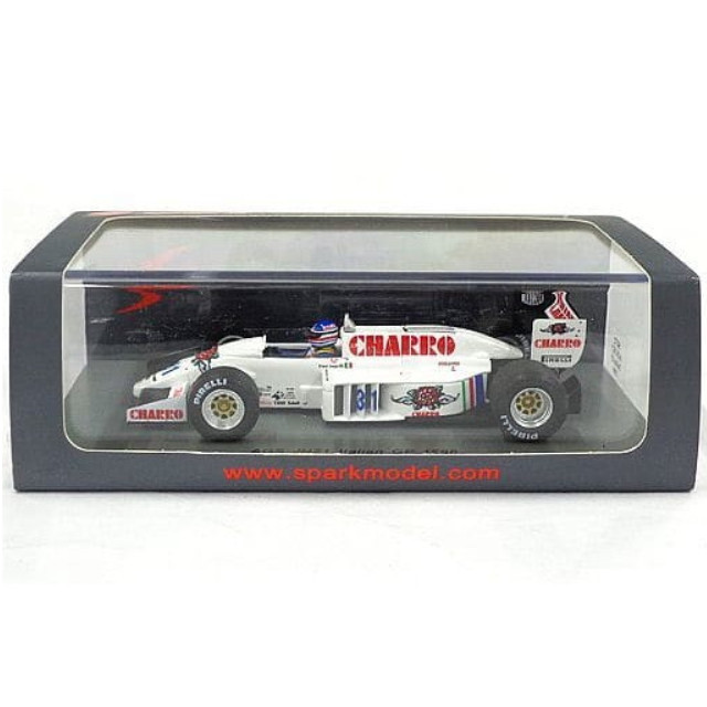 [MDL] 1/43 AGS JH21 Italian GP 1986 CHARRO #31(ホワイト×ブラック×レッド) 完成品 ミニカー(S4772) SPARK(スパーク)