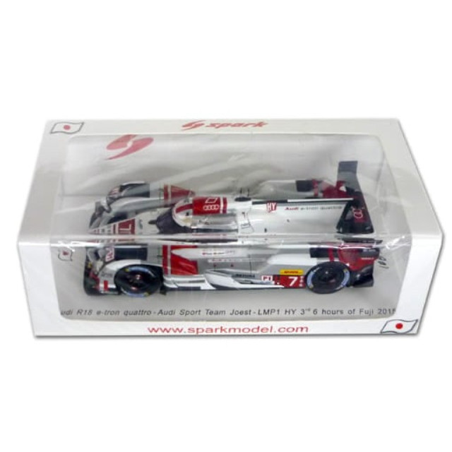 [MDL] 1/43 Audi R18 e-tron quattro 3rd 6 Hours of Fuji 2015 M.Fassler - A.Lotterer - B.treluyer #7 完成品 ミニカー(SJ037) SPARK(スパーク)