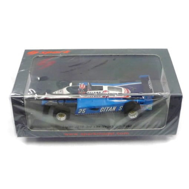 [MDL] 1/43 Ligier JS19 3rd Las Vegas GP 1982 Eddie Cheever #25 完成品 ミニカー(S4265) SPARK(スパーク)