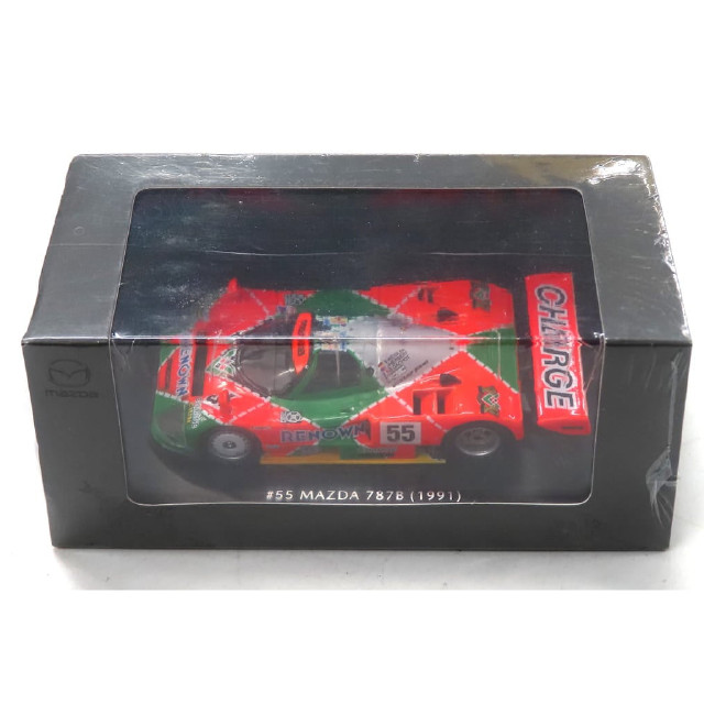 [MDL] 1/64 MAZDA 787B 1991 RENOWN #55(レッド×グリーン) マツダ別注 完成品 ミニカー(BM9670010) SPARK(スパーク)