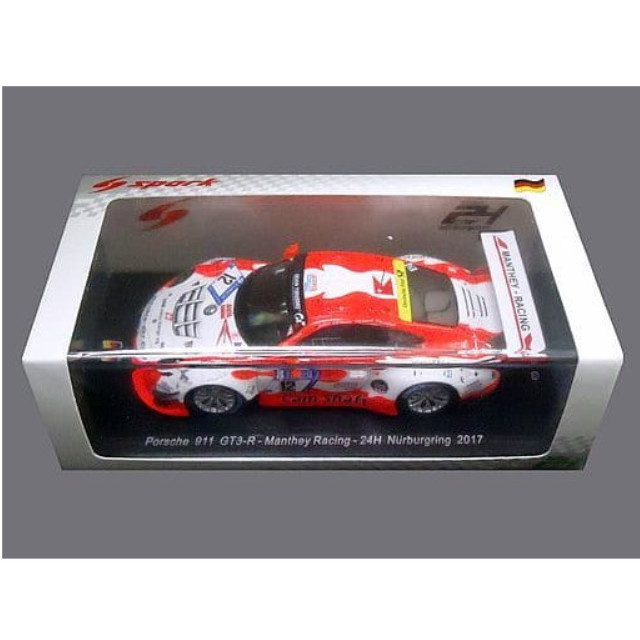 [MDL] 1/43 Porsche 911 GT3 R Manthey Racing Nurburgring 24H 2017 O.Klohs - R.Renauer - M.Jaminet - M.Cairoli #12 完成品 ミニカー(SG323) SPARK(スパーク)