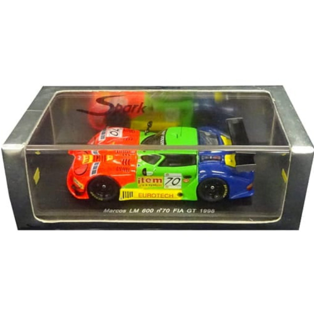 [MDL] 1/43 Marcos LM 600 FIA GT 1998 EUROTECH #70(レッド×グリーン×ブルー) 完成品 ミニカー(S0786) SPARK(スパーク)