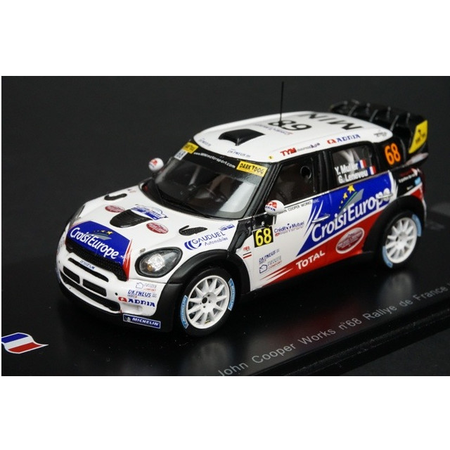 [MDL] 1/43 Mini John Cooper Works Rallye de France WRC 2012 #68(レッド×ブルー×ホワイト) 完成品 ミニカー(SF039) SPARK(スパーク)