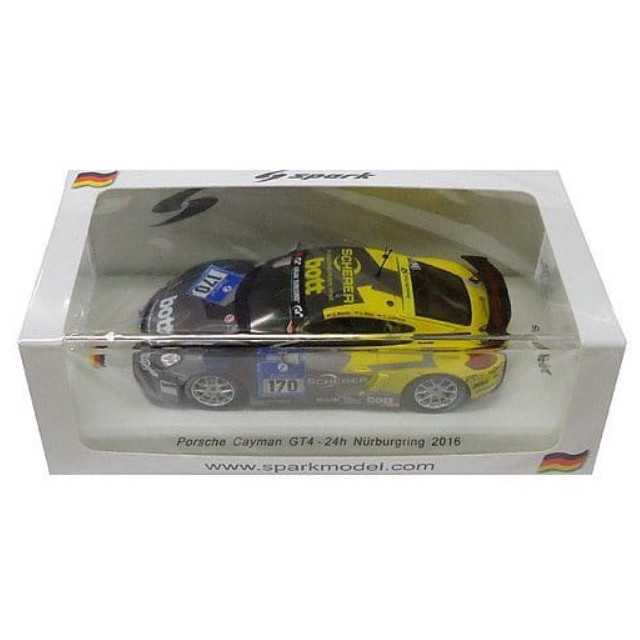 [MDL] 1/43 Porsche Cayman GT4 24h Nurburgring 2016 Manthey Racing C.Breuer-C.Gebhardt-L.Kern #170 完成品 ミニカー(SG258) SPARK(スパーク)