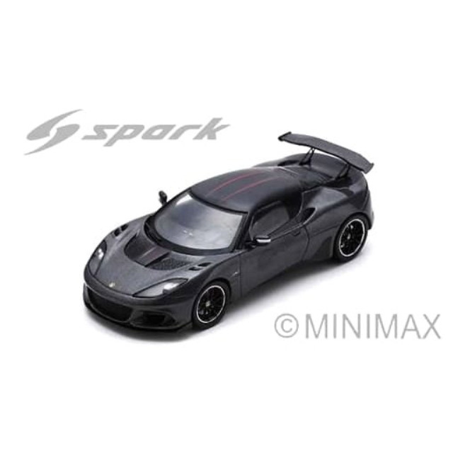 [MDL] 1/43 Lotus Evora GT430 2017(ダークグレーメタリック) 完成品 ミニカー(S5066) SPARK(スパーク)