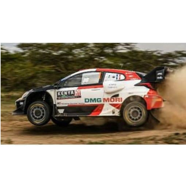 [MDL] 1/43 TOYOTA GR Yaris Rally1 TOYOTA GAZOO Racing WRT 4th Rally Safari Kenya 2022 S. Ogier - B. Veillas #1 完成品 ミニカー(S6707) SPARK(スパーク)