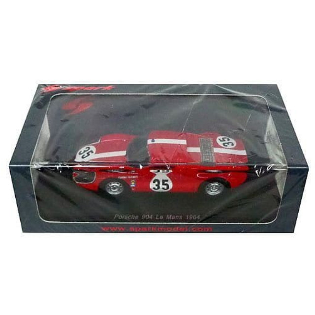 [MDL] 1/43 Porsche 904 Le Mans 1964 #35(レッド×ホワイト) 完成品 ミニカー(S3441) SPARK(スパーク)