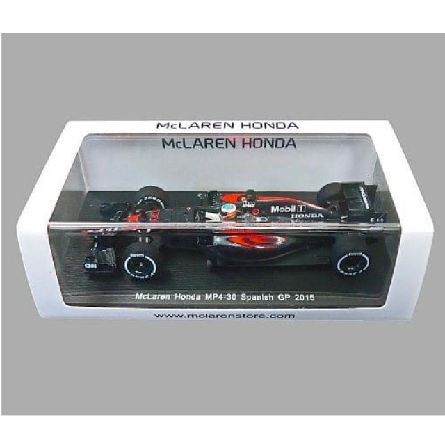 [MDL] 1/43 McLaren Honda MP4-30 Spain GP 2015 Mobil #14(ガンメタリック×オレンジ) 完成品 ミニカー(TM1054) SPARK(スパーク)