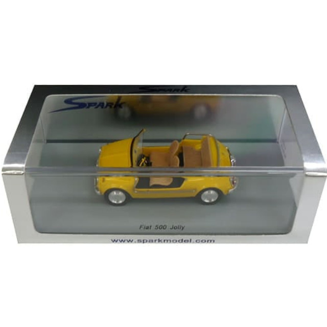 [MDL] 1/43 Fiat 500 Jolly(イエロー) 完成品 ミニカー(S1497) SPARK(スパーク)