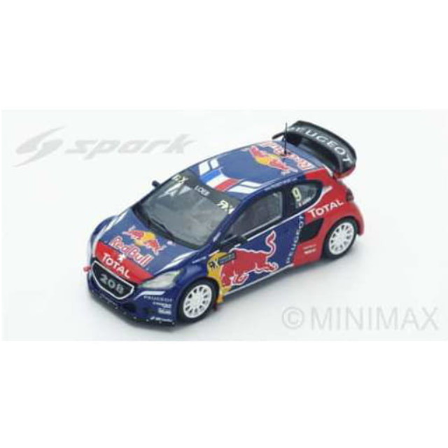 [MDL] 1/43 Peugeot 208 WRX Winner World RX of Latvia 2016 Sebastian Loeb #9 完成品 ミニカー(S5193) SPARK(スパーク)