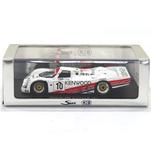 [MDL] 1/43 Porsche 962 C LM 1987 #10(ホワイト×レッド) 完成品 ミニカー(KBS024) SPARK(スパーク)