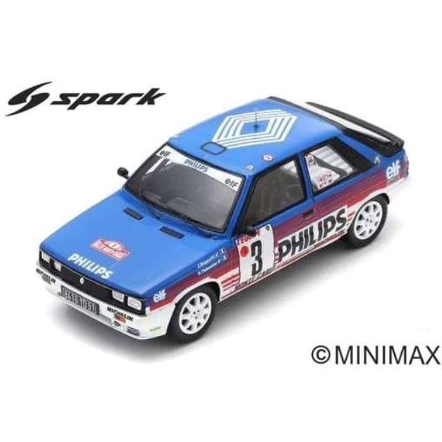 [MDL] 1/43 Renault 11 Turbo No.3 Rally Monte Carlo 1987 J. Ragnotti - G. Thimonier 完成品 ミニカー(S5567) SPARK(スパーク)