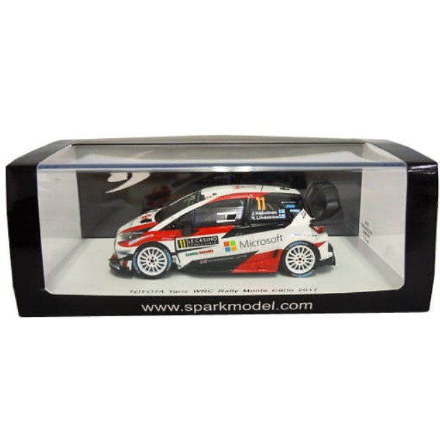 [MDL] 1/43 Toyota Yaris WRC Rally Monte Carlo 2017 J.Hanninen - K.Lindstrom #11 完成品 ミニカー(S5164) SPARK(スパーク)