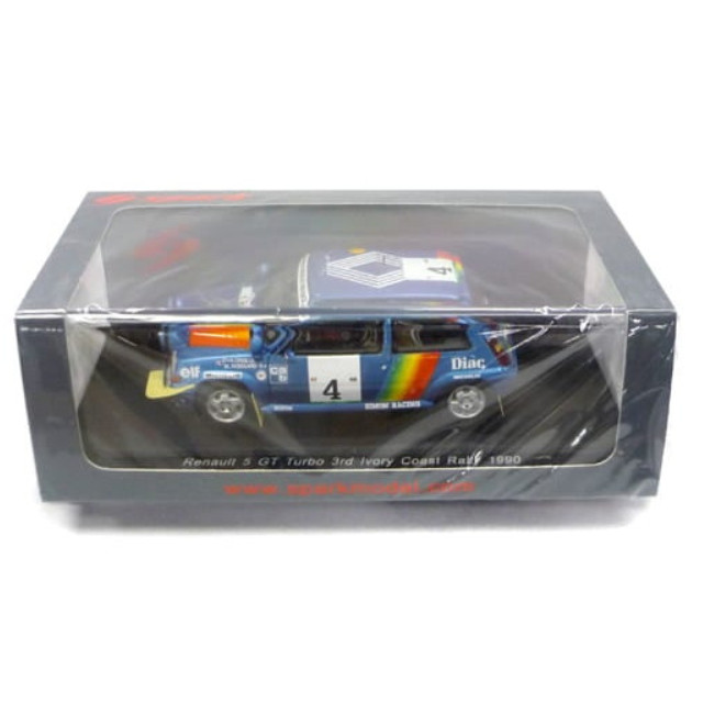 [MDL] 1/43 Renault 5 GT Turbo 3rd Ivory Coast Rallye 1990 #4 完成品 ミニカー(S3860) SPARK(スパーク)