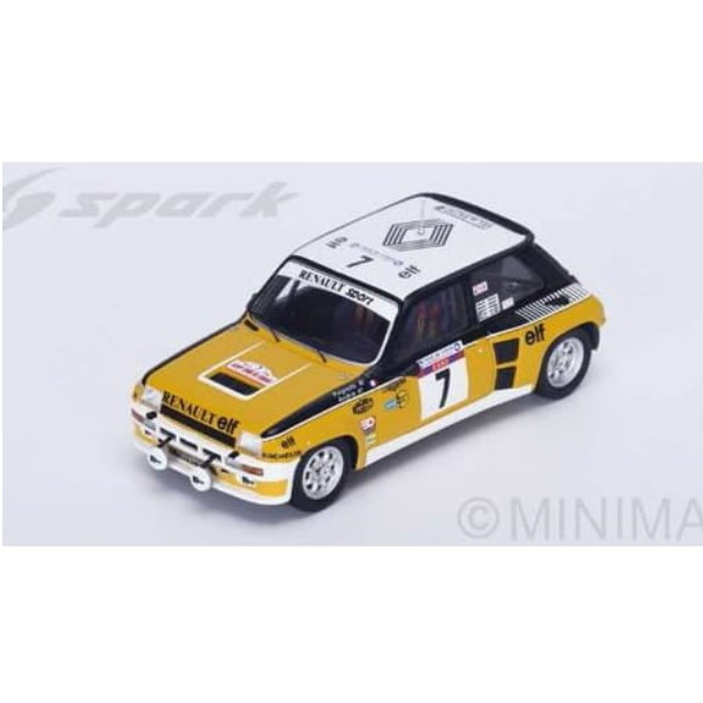 [MDL] 1/43 Renault 5 Turbo Winner Tour de Corse 1982 J.Ragnotti - J.-M. Andrie #7 完成品 ミニカー(S3862) SPARK(スパーク)
