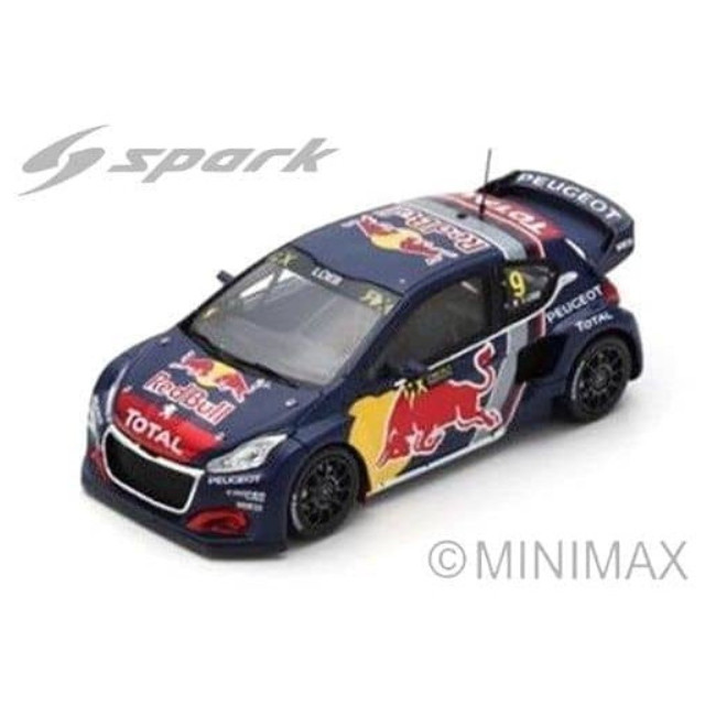 [MDL] 1/43 Peugeot 208 WRX Winner Rd.3 World RX of Belgium 2018 - Team Peugeot Total Sebastien Loeb #9 完成品 ミニカー(S7804) SPARK(スパーク)