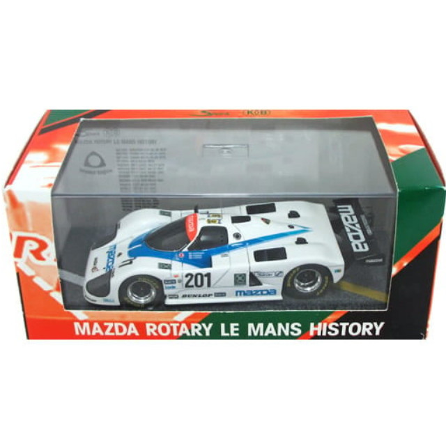 [MDL] 1/43 MAZDA 767 LM88 DUNLOP #201(ホワイト×ブルー) 「MAZDA ROTARY LE MANS HISTORY」 完成品 ミニカー(MC8813) SPARK(スパーク)