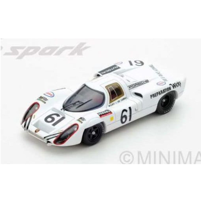[MDL] 1/43 Porsche 907 Le Mans 1970 A.Wicky - J.-P.Hanrioud #61 完成品 ミニカー(S4745) SPARK(スパーク)