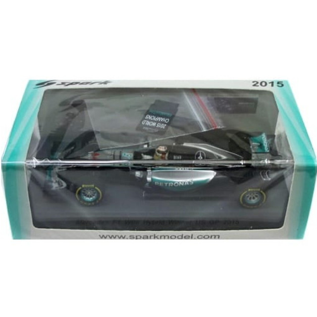 [MDL] 1/43 Mercedes W06 Winner USA GP 2015 World Champion - with Pit Board Lewis Hamilton #44 完成品 ミニカー(S4622) SPARK(スパーク)