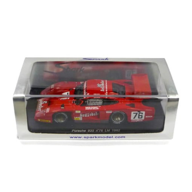 [MDL] 1/43 Porsche 935 LM 1982 RedLobster #76(レッド) 完成品 ミニカー(S2085) SPARK(スパーク)