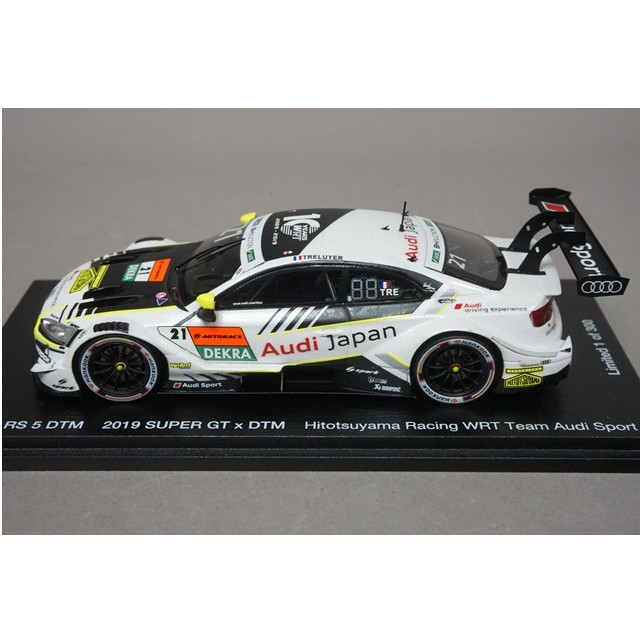 [MDL] 1/43 Audi RS 5 DTM 2019 SUPER GT × DTM Hitotsuyama Racing WRT Team Audi Sport DEKRA #21(ホワイト×イエロー) 完成品 ミニカー(HRDTM4312019J) SPARK(スパーク)