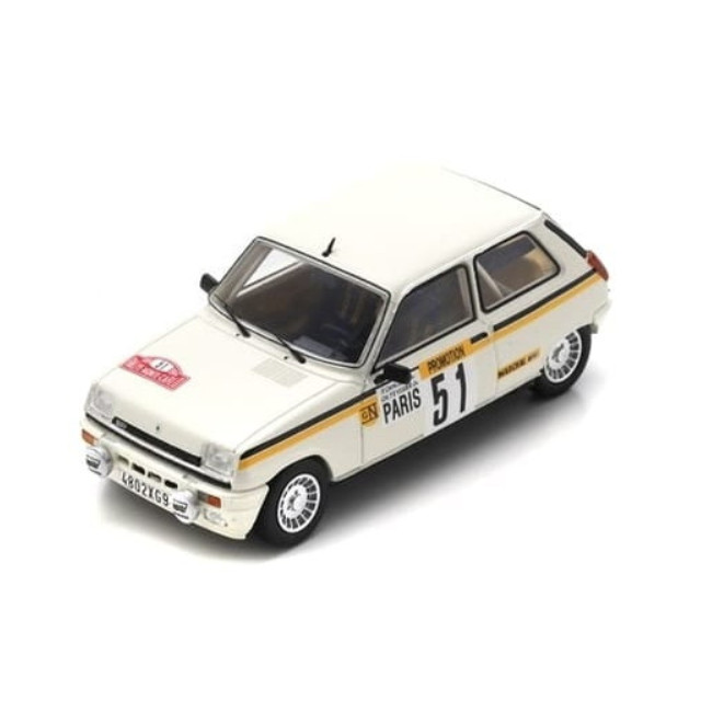 [MDL] 1/43 Renault 5 Alpine Turbo Rally de Monte Carlo 1984 F. Chauche - C. Teyssier #51 完成品 ミニカー(S3868) SPARK(スパーク)
