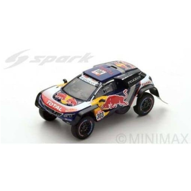 [MDL] 1/43 Peugeot 3008 DKR Maxi - Team Peugeot Total - Winner Dakar 2018 C. Sainz - L. Cruz #303 完成品 ミニカー(S5622) SPARK(スパーク)