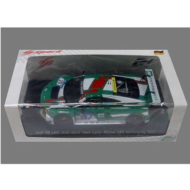 [MDL] 1/43 Audi R8 LMS Audi Sport Team Land Winner Nurburgring 24H 2017 C.De Phillippi - C.Mies - M.Winkelhock - K.van der Linde #29 ミニカー(SG297) SPARK