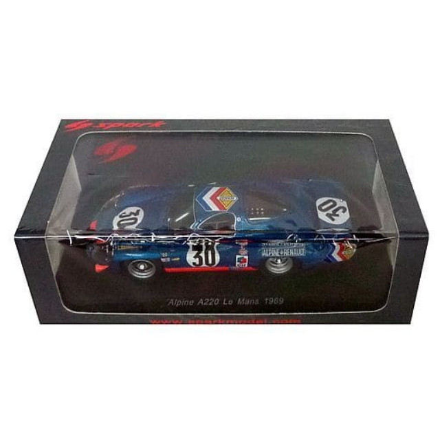 [MDL] 1/43 Alpine A 220 Le Mans 1969 H.Grandsire - J.-C.Andruet #30 完成品 ミニカー(S4700) SPARK(スパーク)