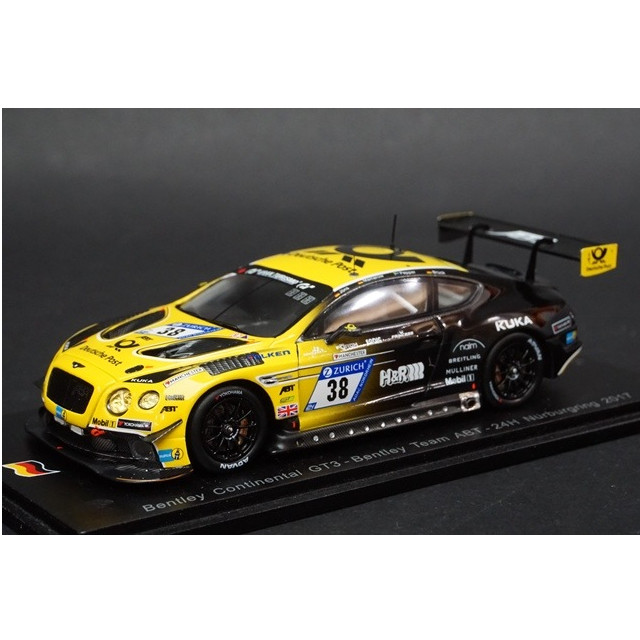 [MDL] 1/43 Bentley Continental GT3 Bentley Team ABT Nurburgring 24H 2017 C.Jons - C.Mamerow - J.Pepper - C.Bruck #38 完成品 ミニカー(SG311) SPARK(スパーク)