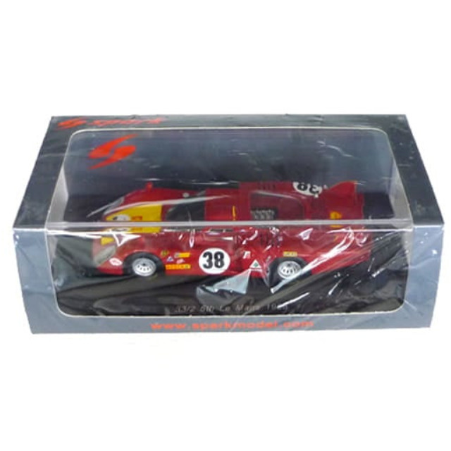 [MDL] 1/43 33/2 5th Le Mans 1968 C.Facetti - S.Dini #38 完成品 ミニカー(S4367) SPARK(スパーク)