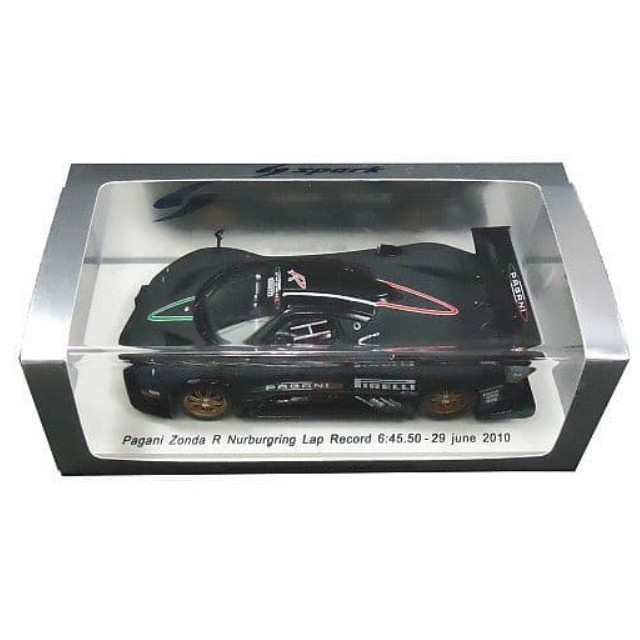 [MDL] 1/43 Pagani Zonda R Nurburgring Lap Record 6:45.50-29 june 2010 PIRELLI(ブラック) 完成品 ミニカー(S0198) SPARK(スパーク)