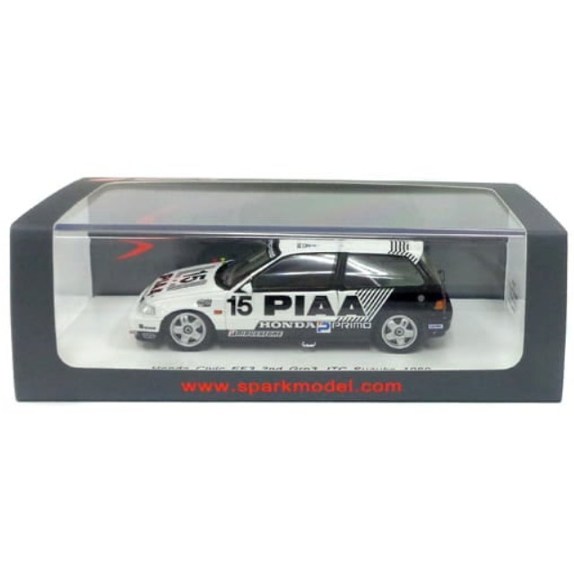 [MDL] 1/43 Honda Civic EF3 JTC 1989 H.Okada K.Sato #15 完成品 ミニカー(S5456) SPARK(スパーク)