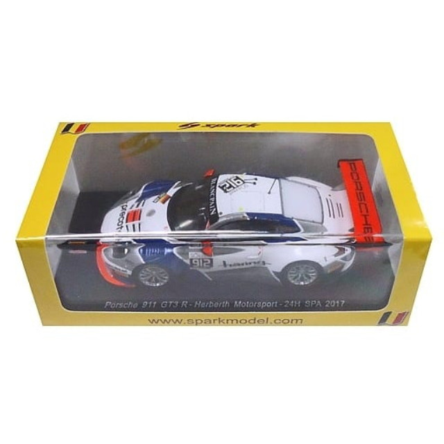[MDL] 1/43 Porsche 911 GT3 R 24H SPA 2017 Herberth Motorsport D. Allemann - R. Bohn - S. Muller - M. Jaminet #912 完成品 ミニカー(SB152) SPARK(スパーク)