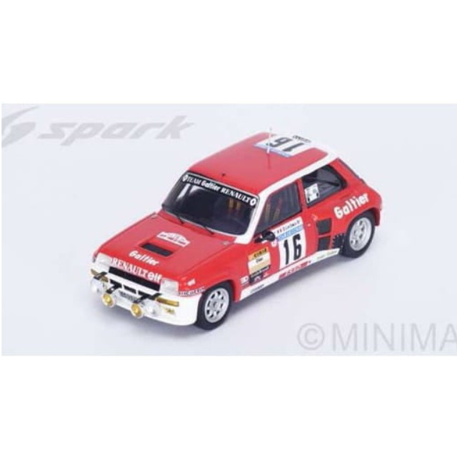 [MDL] 1/43 Renault 5 Turbo Tour de Corse 1981 B.Saby - D.Le Saux #16 完成品 ミニカー(SF100) SPARK(スパーク)