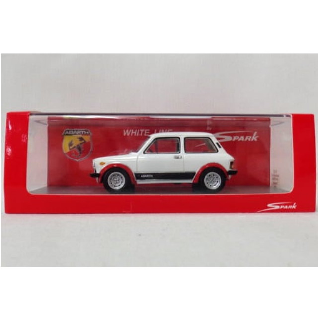 [MDL] 1/43 Autobianchi A112 Abarth Rallye Prototipo 1976(ホワイト×ブラック×レッド) 「WHITE LINE」 完成品 ミニカー(S1327) SPARK(スパーク)