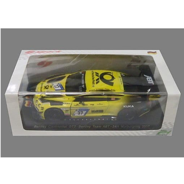 [MDL] 1/43 Bentley Continental GT3 Bentley Team ABT Nurburgring 24H 2017 C.Bruck - C.Menzel - N.Verdonck - C.Jons #37 完成品 ミニカー(SG310) SPARK(スパーク)