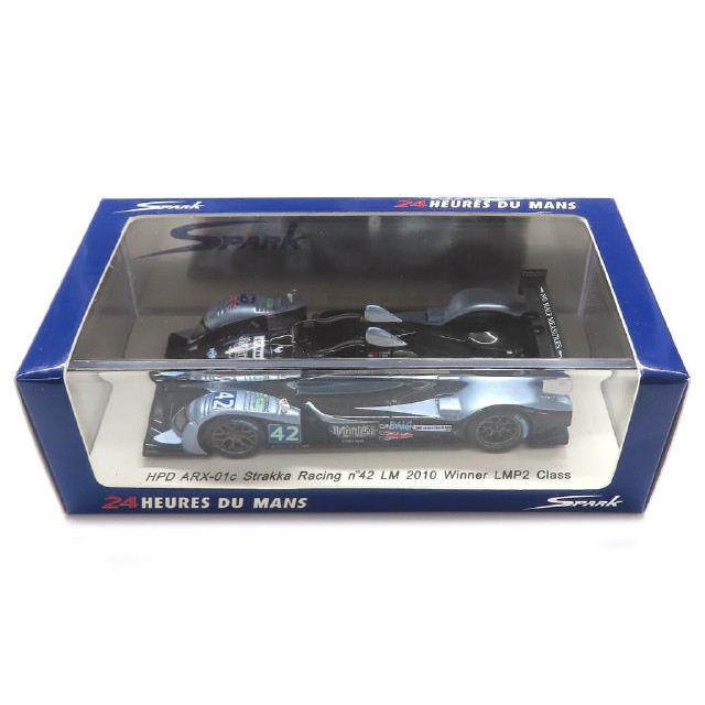 [MDL] 1/43 HPD ARX-01c Strakka Racing LM 2010 Winner LMP2 Class #42(ブルーグレーメタリック×ブラック) 完成品 ミニカー(S2571) SPARK(スパーク)