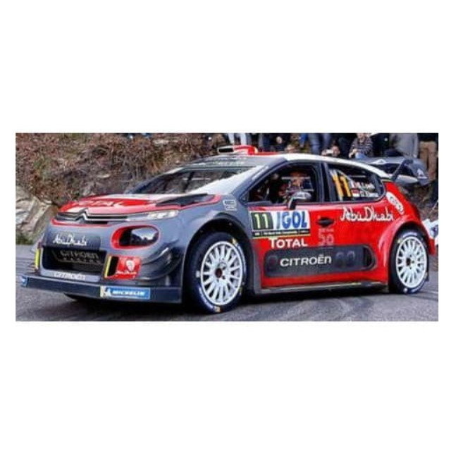 [MDL] 1/43 Citroen C3 WRC Citroen Total Abu Dhabi WRT Rally Tour de Corse 2018 S. Loeb - D. Elena #11 完成品 ミニカー(S5969) SPARK(スパーク)