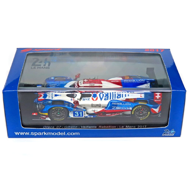 [MDL] 1/43 Oreca 07 ‐ Gibson Le Mans 2017 Vaillante Rebellion N.Prost - J.Canal - B.Senna #31 完成品 ミニカー(S5817) SPARK(スパーク)