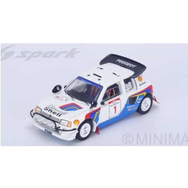 [MDL] 1/43 Peugeot 205 T16 5th Safari Rally 1986 J.Kankkunen - J.Piironen #1 完成品 ミニカー(S1297) SPARK(スパーク)