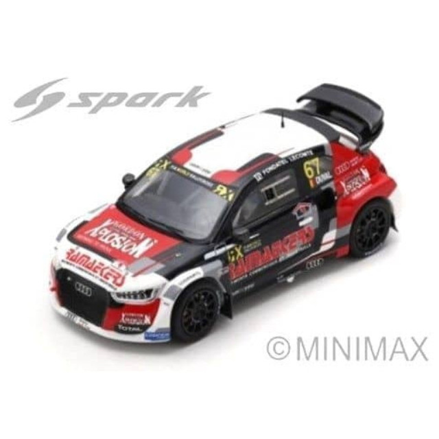 [MDL] 1/43 Audi S1 RX quattro Rd.3 World RX of Belgium 2018 - Team Audi Comtoyou RX Francois Duval #67 完成品 ミニカー(S7812) SPARK(スパーク)