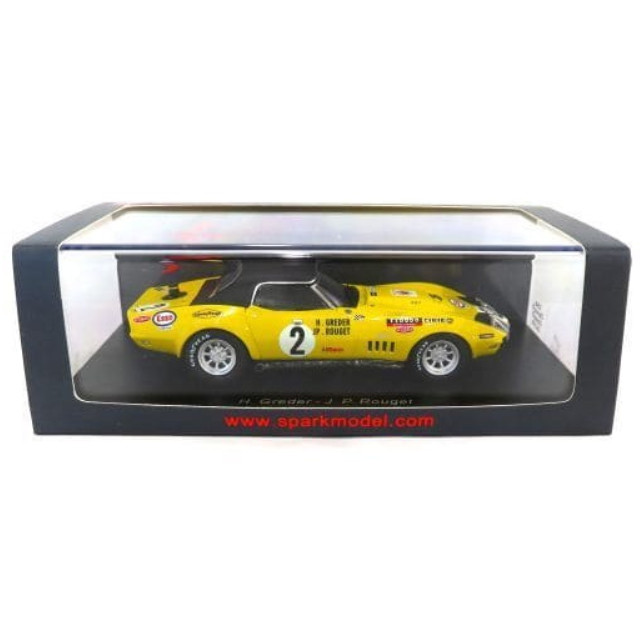[MDL] 1/43 Chevrolet Corvette No.2 24H Le Mans 1970 H. Greder - J.-P. Rouget 完成品 ミニカー(S2949) SPARK(スパーク)
