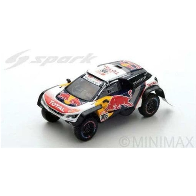 [MDL] 1/43 Peugeot 3008 DKR Maxi - Team Peugeot Total - Dakar 2018 S. Loeb - D. Elena #306 完成品 ミニカー(S5619) SPARK(スパーク)