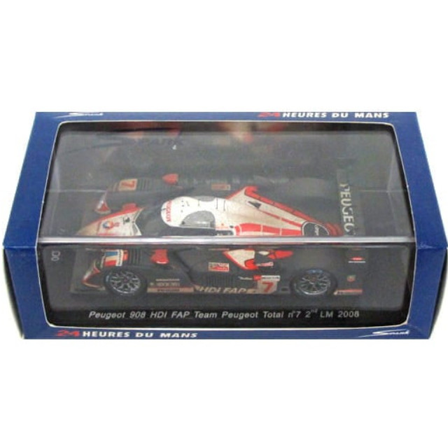 [MDL] 1/43 Peugeot 908 HDI FAP Team Peugeot Total 2nd LM 2008 XBOX360 #7(ブラック×ホワイト) ウェザリングVer. 「24HEURES DU MANS」 ミニカー(S1279CN) SPARK