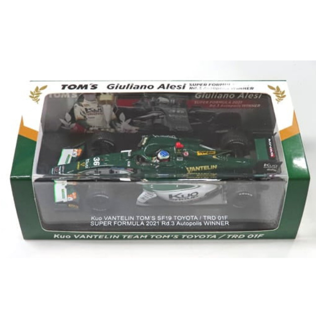 [MDL] 1/43 TOM'S SF19 TRD 01F スーパーフォーミュラ初優勝 2021 オートポリス VANTELIN #36(グリーン×ホワイト) ユーロスポーツ特注 完成品 ミニカー SPARK
